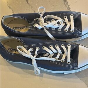 Converse Classic Blue Canvas Sneakers